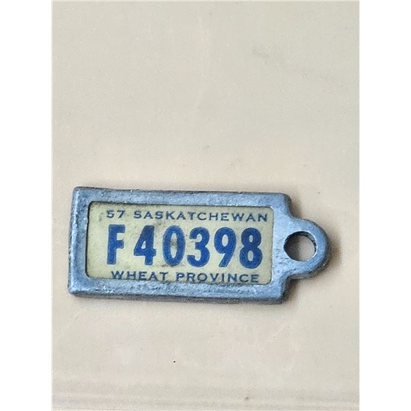 1957 Sask War Amp Key Tag - Farm