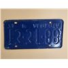 Image 2 : 1971 Alberta License Plate
