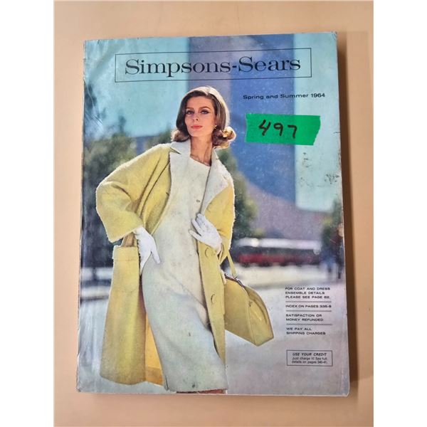 1964 Simpson-Sears Catalogue (Spring & Summer)