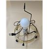 Image 3 : 1937 Snow Scene Econolite Corp Motion Lamp.  Light/Bulb Works, Shade has Damage