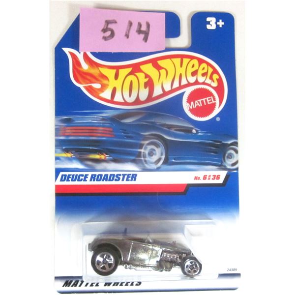 NEW Sealed 2000 HOT WHEELS #066 “DEUCE ROADSTER” – No. 6/36