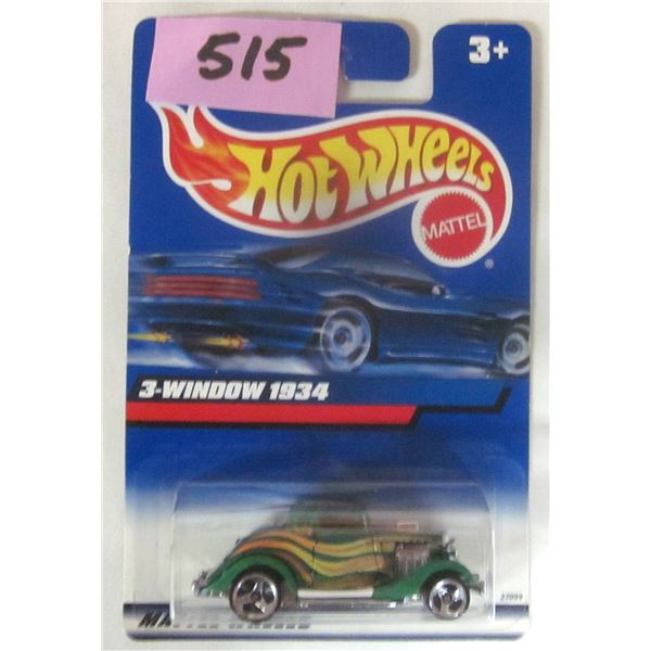 NEW Sealed 2000 HOT WHEELS #132 1:64 Scale “3-WINDOW 1934”