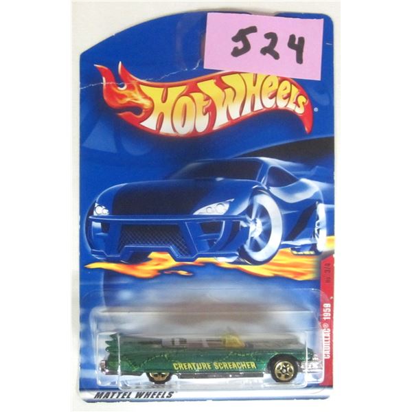NEW Sealed 2001 HOT WHEELS “CADILLAC 1959 – Creature Screacher” [x=#8211/