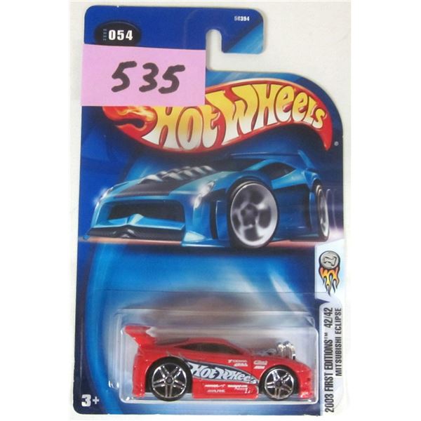 NEW Sealed 2003 HOT WHEELS #054 “MITSUBISHI ECLIPSE”– First Edition Serie