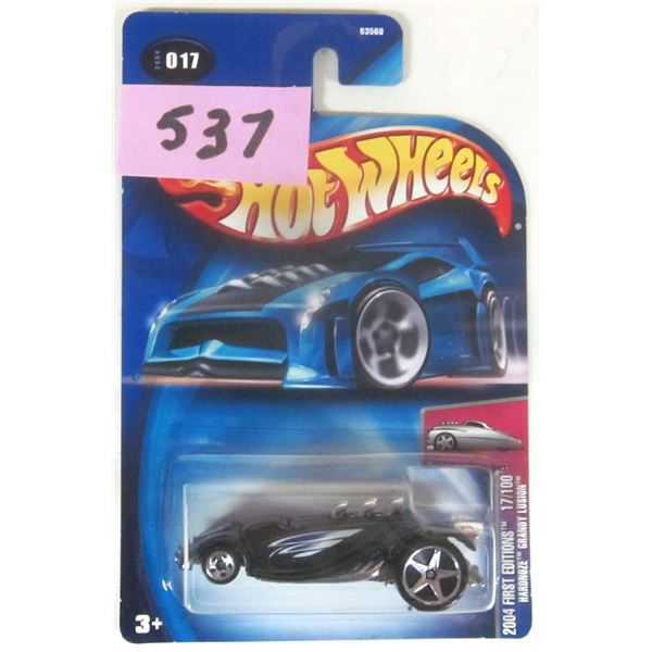NEW Sealed 2004 HOT WHEELS #017 “HARDNOZE GRANDY LUSION” - First Edition Series No