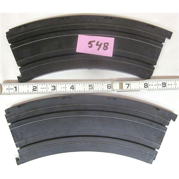 (2) Vintage 1970’s Aurora AFX 12” Radius 1/8 Section Circle Tracks #2528A Mexico