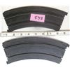 Image 1 : (2) Vintage 1970’s Aurora AFX 12” Radius 1/8 Section Circle Tracks #2528A Mexico