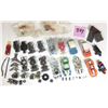 Image 1 : Lot of HO Scale Aurora AFX Pieces - Slot Car Bodies, Chassis, etc.