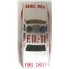 Image 3 : Vintage 1979 Aurora AFX HO Scale (Chevy) FD-11 FIRECHIEF White & Red w/ Lights