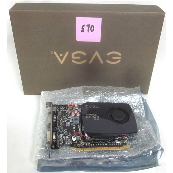 NEW Boxed EVGA GeForce GT 740 SC 4GB Graphics Card