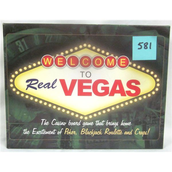 2004 “Welcome to Real Vegas” Casino Board Game – New in Box