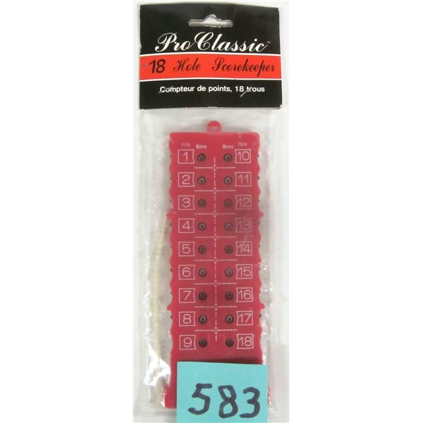 NEW Pro Classic 18 Hole Score Keeper Golf Accessory