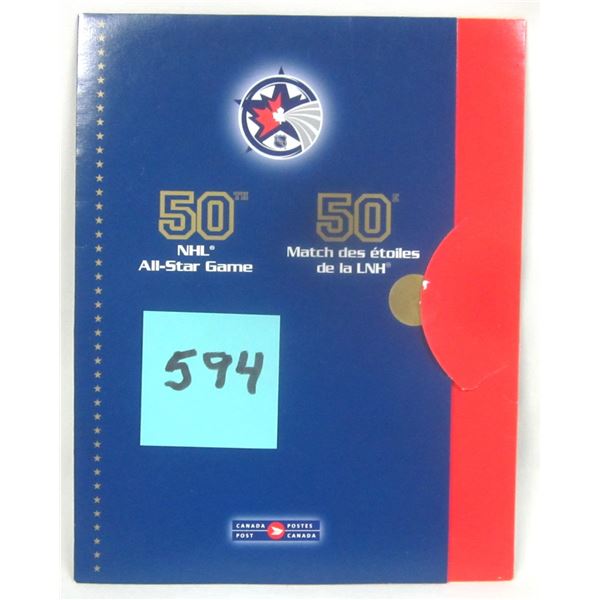 NEW 2000 Canada Post 50th NHL All Star Game (6) Stamp Set