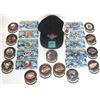 Image 1 : NEW 1998 NHL All Star Game Vancouver Ball Cap w/Tags, (10) Molson NHL Embroidered Team Patches, (13)