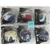 Image 1 : (6) NEW SEALED 2009 McDonald’s Mini Helmets - COMPLETE SET