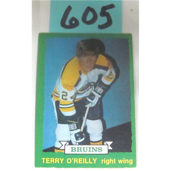 1973-74 O-Pee-Chee Boston Bruins TERRY O’REILLY Rookie Card #254