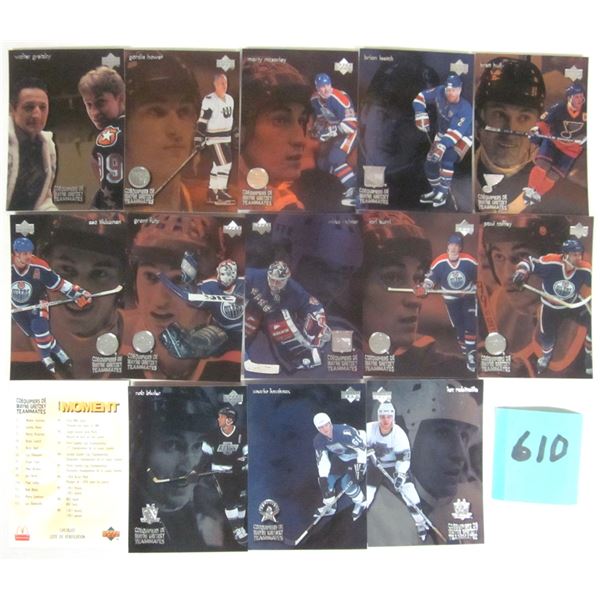 1998/99 McDonald’s Upper Deck WAYNE GRETZKY “Teammates” (13) Card Set