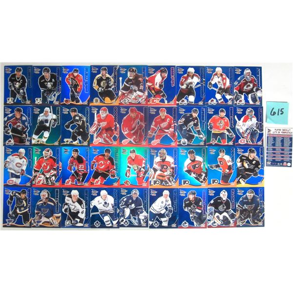 2000/01 McDonald’s Pacific Prism NHL (36) Hockey Card Set w/ Checklist