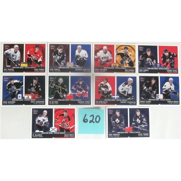 2001/02 McDonald’s Prism Gold NHL “Hometown Proud” (10) Card/Checklist Se