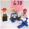 Image 3 : Vintage 1987 Lego #1497 PITSTOP & CREW – Town Race