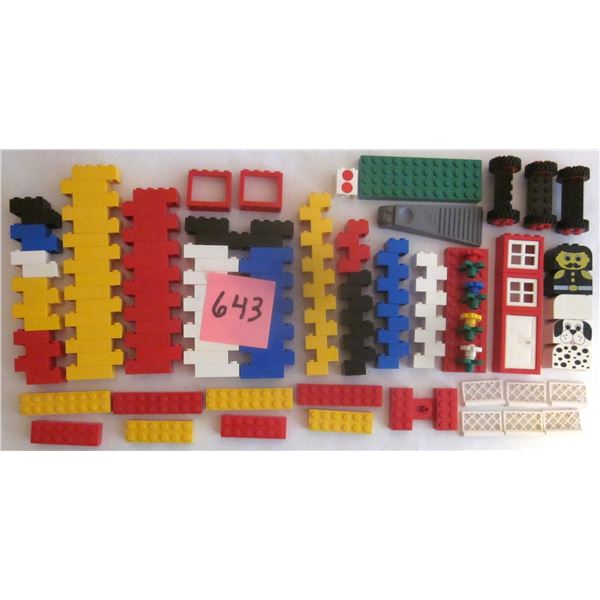Vintage 1994 Lego #1703 DALMATION FIRE STATION 166 pc