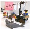 Image 1 : Vintage 1989 Lego Pirate Set #6257 CASTAWAY RAFT