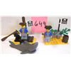 Image 1 : (2) Vintage 1991 Lego Pirate Sets - #6234 RENEGADE RAFT & #1464 PIRATE LOOK-OUT