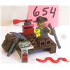 Image 1 : Vintage 1999 Lego Jungle Adventure Set #5901 RIVER RAFT