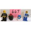 Image 2 : (2) Vintage 1995 Lego Set - #6115 Aquashark SCOUT & #6125 Aquanaut SEA SPRINT 9
