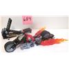 Image 1 : Vintage 2005 Lego Racers Set #8645 MUSCLE SLAMMER BIKE