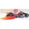 Image 2 : Vintage 2005 Lego Racers Set #8645 MUSCLE SLAMMER BIKE