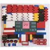 Image 2 : Vintage 1974 Samsonite 232 pc Basic Lego SAMSONITE Set #35 232 pc in Original Factory Box w/ Cardboa