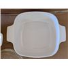 Image 3 : (2) Pyrex Dishes/Corning Ware (Bowl, and Square Dish w/ Lid)