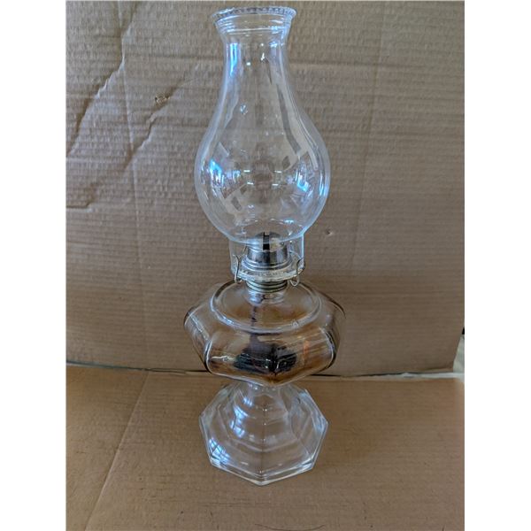 Vintage Oil Lamp (MTY.MEX) W/ Chimney