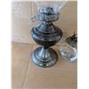 Image 3 : (2) Oil Lamps (1) Screw Top and Chimney