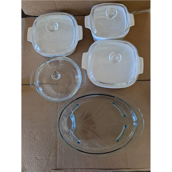 Pyrex Lot of Dishware and etc. as Shown