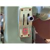 Image 4 : Vintage Aquamarine Coloured Singer Sewing Machine W/ Case