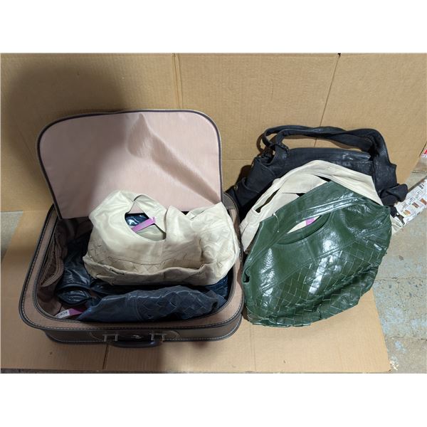 Suit case full of Meissi Hand Bags