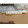 Image 4 : (3) Rolling pins (Glass, Marble, and wood) marble has Original box and stand