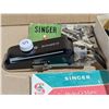 Image 6 : Singer Sewing Machine Attachments and Button Holder w/ Original Boxes an etc.