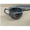 Image 4 : Vintage Viking Plated E.P. Copper Cream and Sugar Set w/ Tray