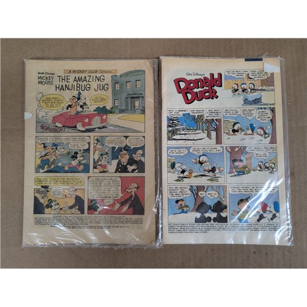 (2) Vintage Mickey Mouse/Donald Duck Comics (1960s and 90s)
