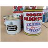 Image 2 : Lot of Vintage Tins and Pail (Rodgers Golden Syrup, and etc.)