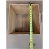Image 3 : Vintage Wood Crate Canadian Butter 13x13x11"