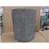 Image 1 : Vintage Heavy Curved Metal W/ Newspaper ingrained