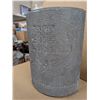 Image 3 : Vintage Heavy Curved Metal W/ Newspaper ingrained