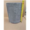 Image 4 : Vintage Heavy Curved Metal W/ Newspaper ingrained