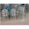 Image 2 : Lot of Vintage Clear, Blue, and etc. insulators