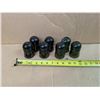 Image 2 : Lot of Vintage Dark green Insulators