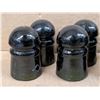 Image 4 : Lot of Vintage Dark green Insulators